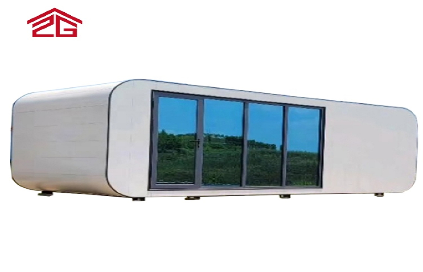 ปรับแต่งบ้านคอนเทนเนอร์ Apple Cabin สองชั้นที่พักอาศัยทันสมัย ปรับแต่งบ้านคอนเทนเนอร์ Apple Cabin สองชั้นที่พักอาศัยทันสมัย