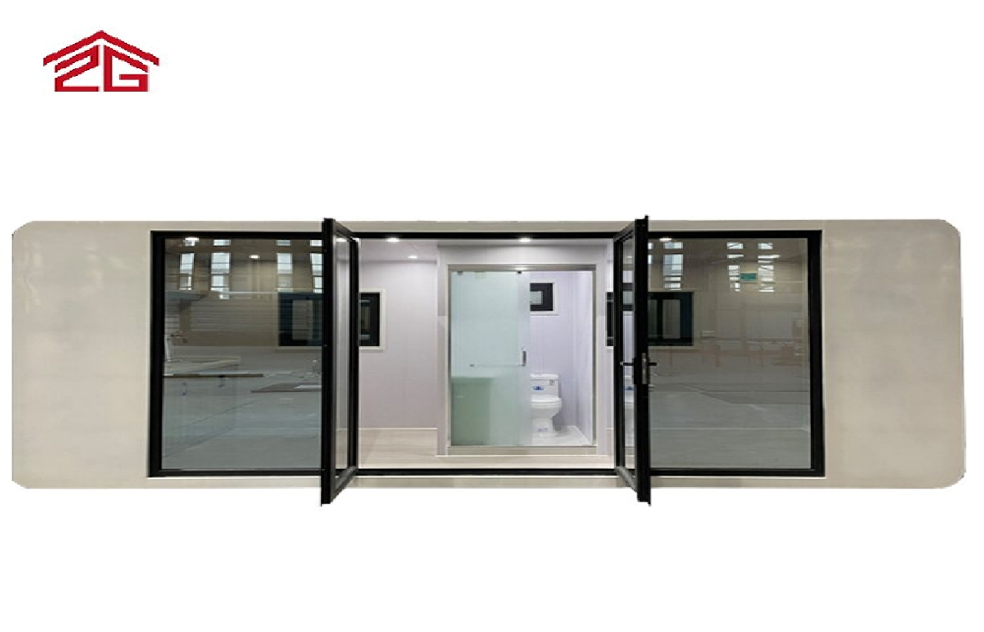 ปรับแต่งบ้านคอนเทนเนอร์ Apple Cabin สองชั้นที่พักอาศัยทันสมัย ปรับแต่งบ้านคอนเทนเนอร์ Apple Cabin สองชั้นที่พักอาศัยทันสมัย