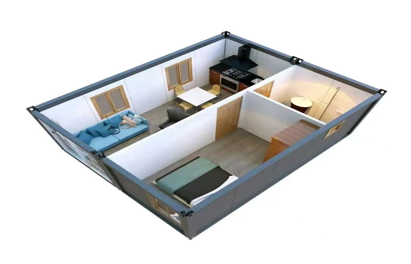 โรงงาน 40 ฟุตปรับแต่งบ้านสำเร็จรูปแบบพกพาหอพักชั่วคราวหรือโรงแรม โรงงาน 40 ฟุตปรับแต่งบ้านสำเร็จรูปแบบพกพาหอพักชั่วคราวหรือโรงแรม