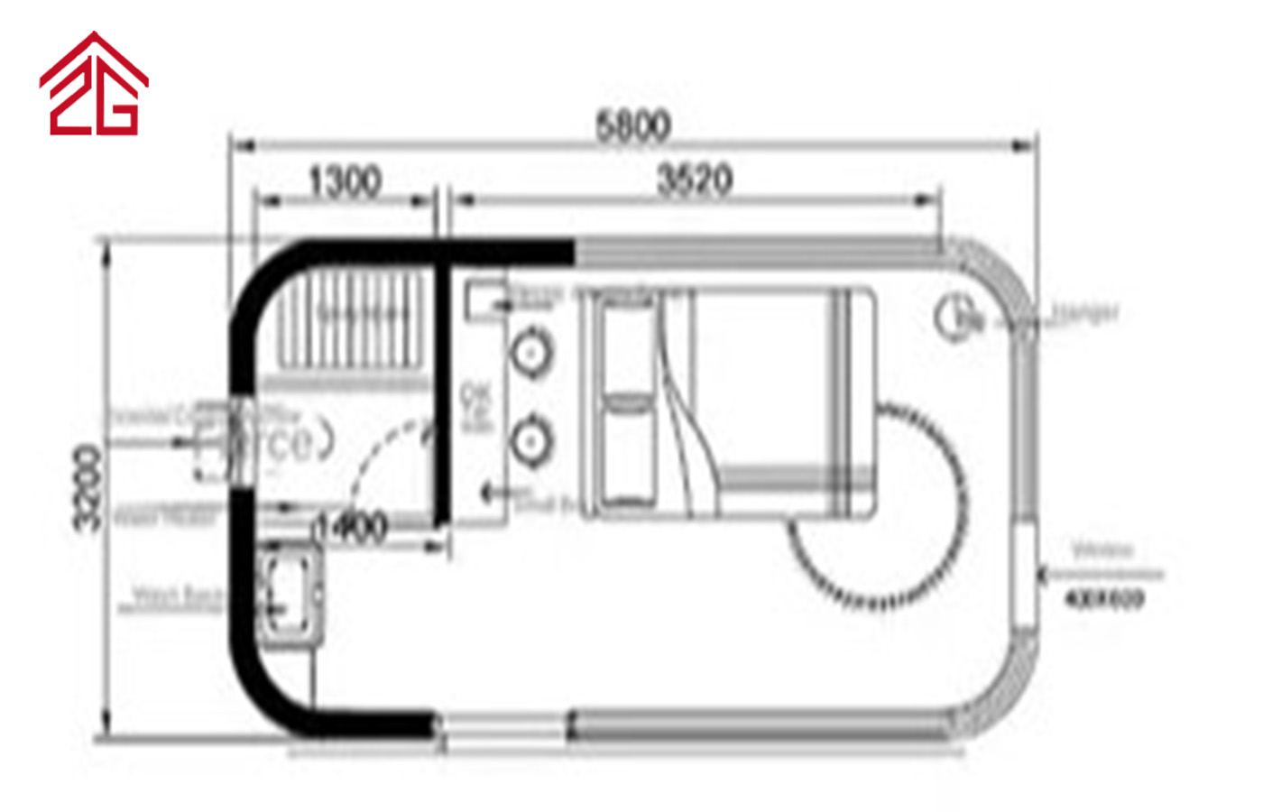 ปรับแต่งบ้านคอนเทนเนอร์ Apple Cabin สองชั้นที่พักอาศัยทันสมัย ปรับแต่งบ้านคอนเทนเนอร์ Apple Cabin สองชั้นที่พักอาศัยทันสมัย