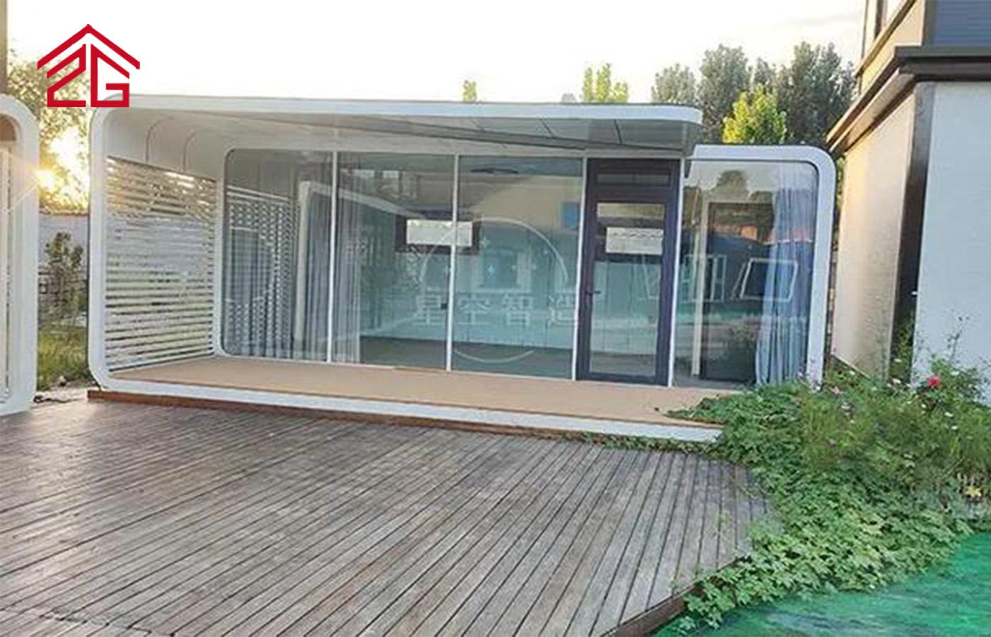 ปรับแต่งบ้านคอนเทนเนอร์ Apple Cabin สองชั้นที่พักอาศัยทันสมัย ปรับแต่งบ้านคอนเทนเนอร์ Apple Cabin สองชั้นที่พักอาศัยทันสมัย