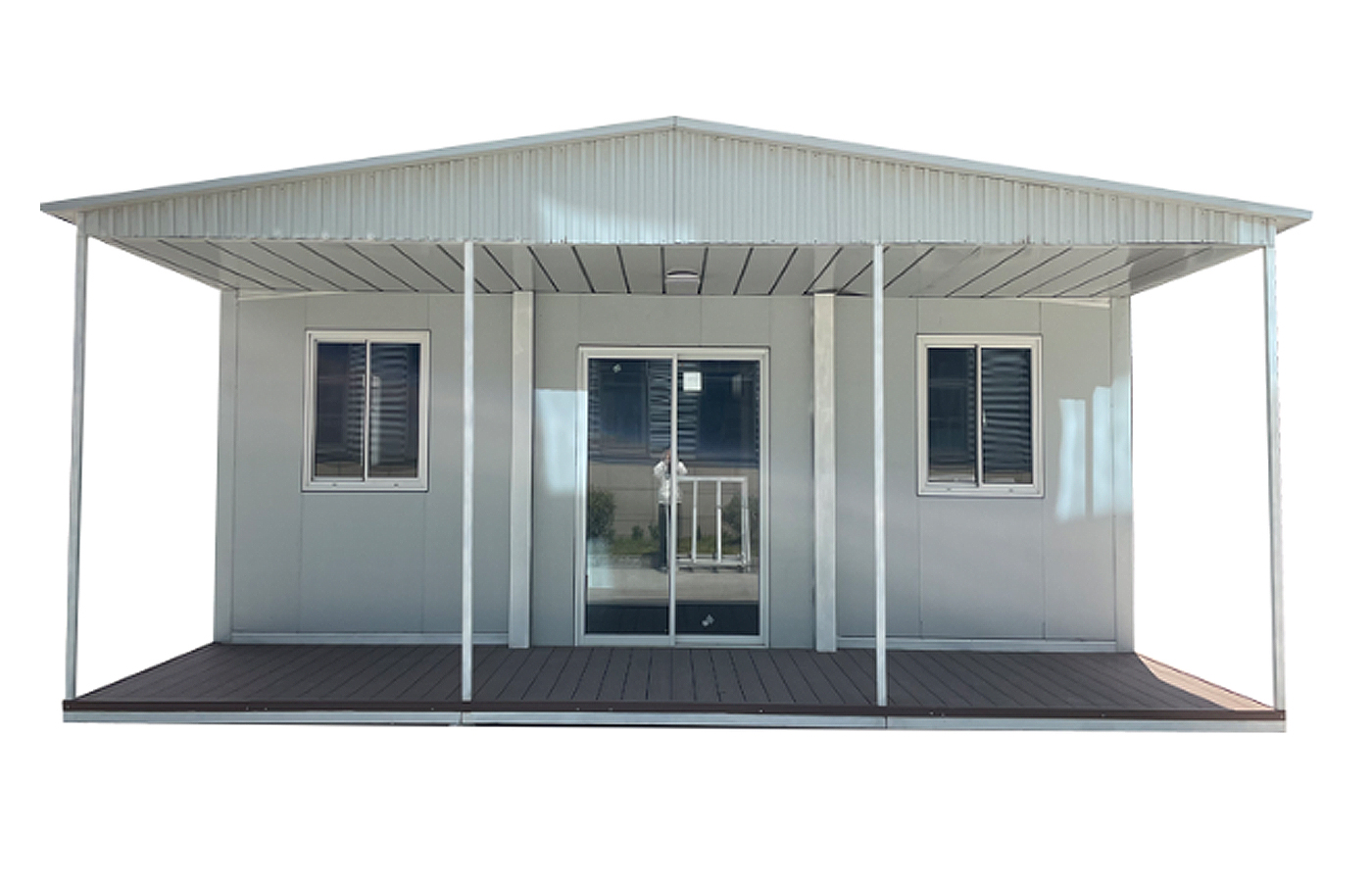 คอนเทนเนอร์แบบขยายได้ 30 ฟุตที่หรูหราสูง 40 ฟุตพร้อมแผ่นเป้าเสื้อกางเกงโลหะภายนอก คอนเทนเนอร์แบบขยายได้ 30 ฟุตที่หรูหราสูง 40 ฟุตพร้อมแผ่นเป้าเสื้อกางเกงโลหะภายนอก