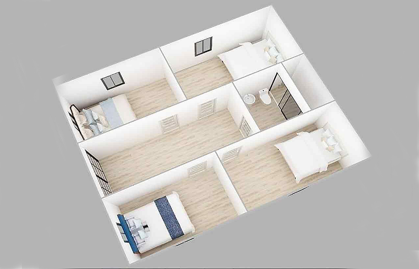 คอนเทนเนอร์แบบขยายได้ 30 ฟุตที่หรูหราสูง 40 ฟุตพร้อมแผ่นเป้าเสื้อกางเกงโลหะภายนอก คอนเทนเนอร์แบบขยายได้ 30 ฟุตที่หรูหราสูง 40 ฟุตพร้อมแผ่นเป้าเสื้อกางเกงโลหะภายนอก